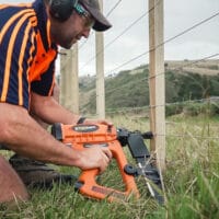 ST315i cordless dropper fencing stapler gun is a great tool for batten fence building and maintenance.