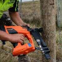 The ST 400i cordless fence staple gun for rural fencing, wineries, and horticulture use. The ST400i has outstanding power to drive staples to your desired depth.